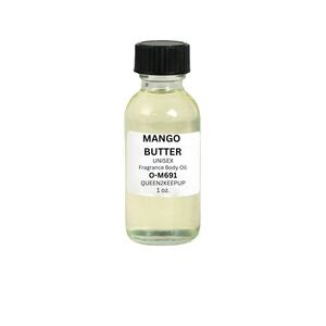 Mango Butter (Unisex) Body Oil 1 oz Fragrance Similar All Natural Scent